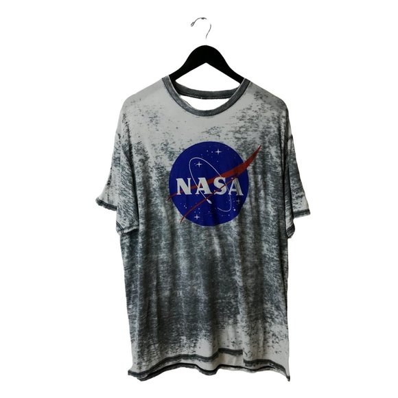Fifth Sun Other - Fifth Sun NASA T Shirt Graphic Tee Burn Out Short Sleeve Cotton Solid Logo Print